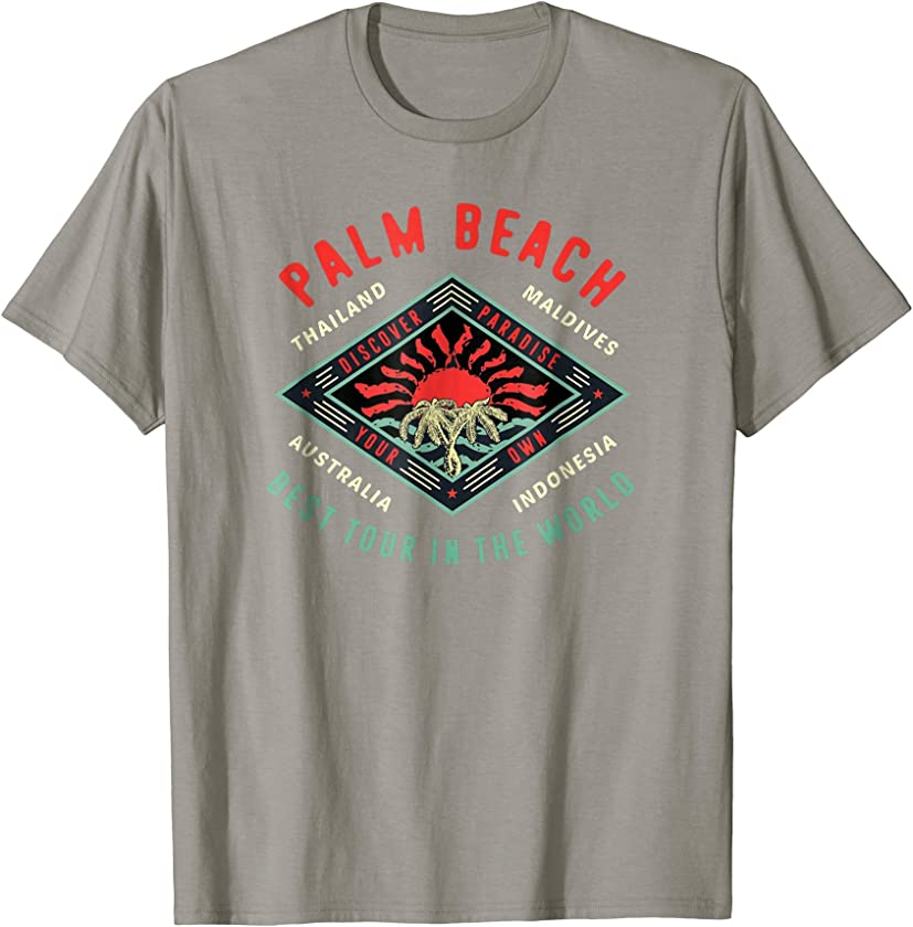 Vintage Palm Beach Australia Thailand Surf Tour Shirt