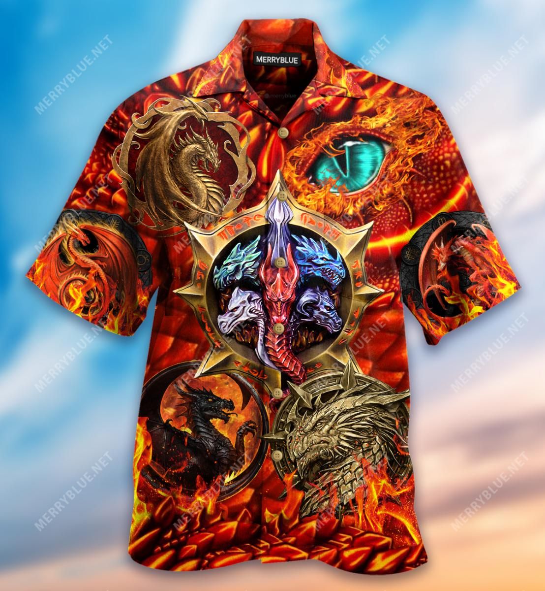 Be A Dragon And Conquer Your Enemies Aloha Hawaiian Shirt Colorful Short Sleeve Summer Beach Casual Shirt For Men And Women