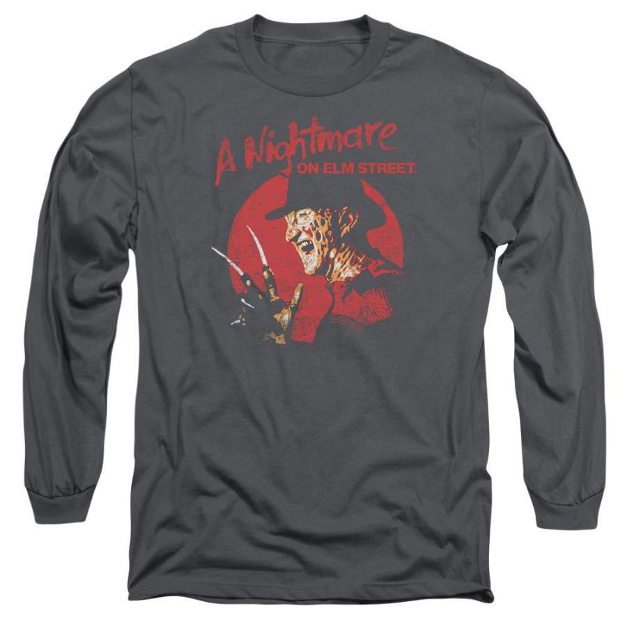 A Nightmare on Elm Street Freddy Circle Men’s Long Sleeve T-Shirt