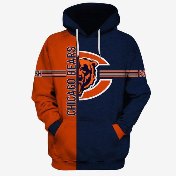 Chicago Bears 82 Unisex 3D Hoodie Gift For Fans