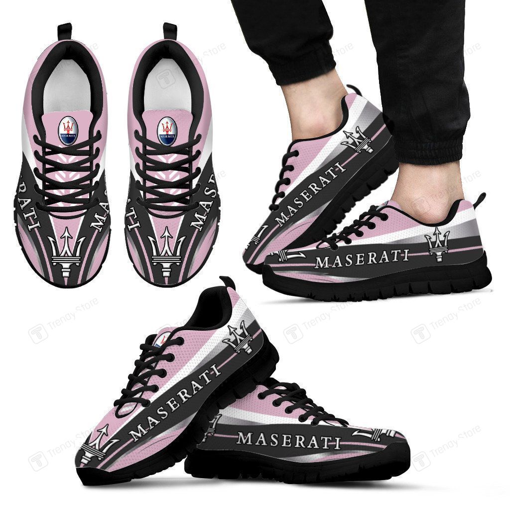 3D Printed Maserati Sneakers Ver 2 For Men & Women (Pink)