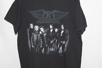 Vtg Aerosmith T Shirt Top Rock Band Music Black Concert Tour L 2006 Tyler Perry 4583