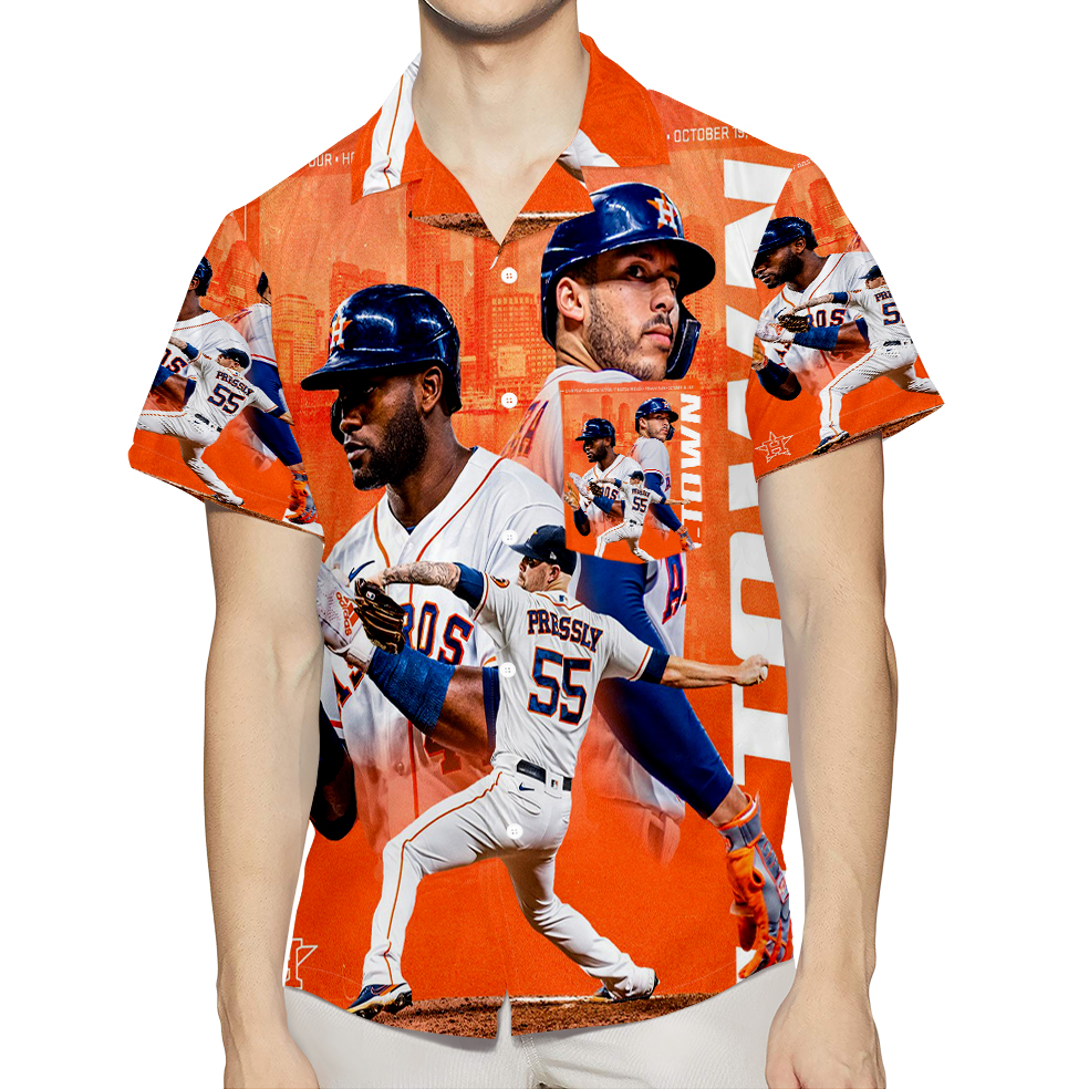 Houston Astros Team City V3 3D All Over Print Summer Beach Hawaiian Shirt With Pocket