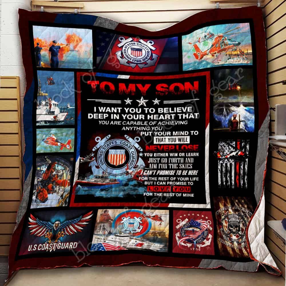 To My Son, U.S. Coast Guard Quilt