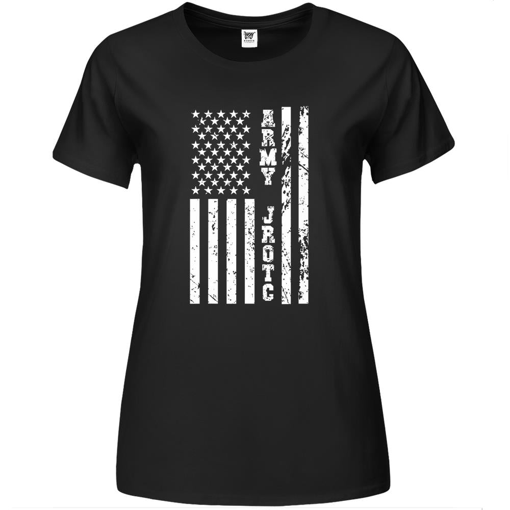 Army Jrotc United States Army Junior Rotc W Us Flag Premium Womens T Shirts