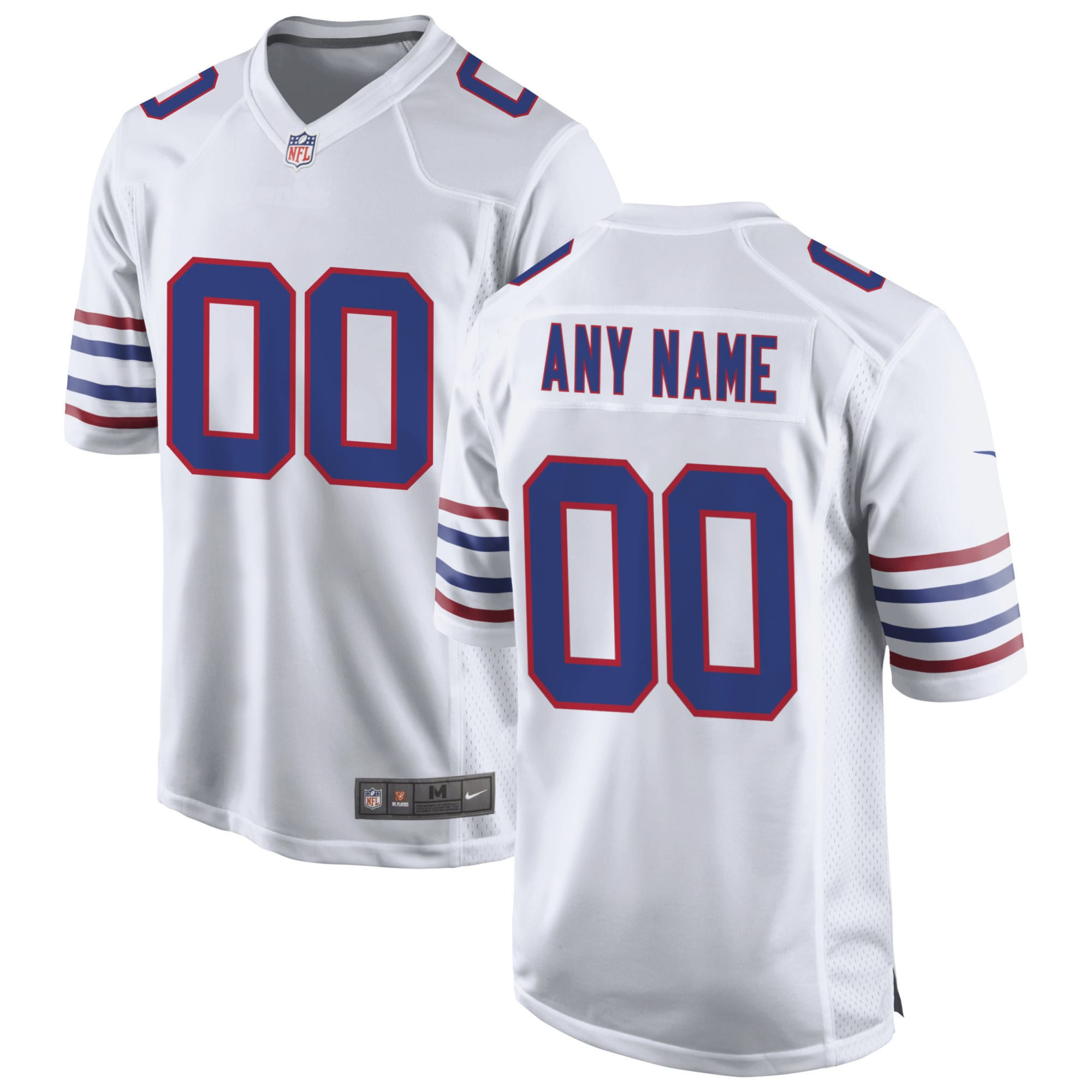 Buffalo Bills Alternate Custom Game Jersey – White Custom Jerseys NFL