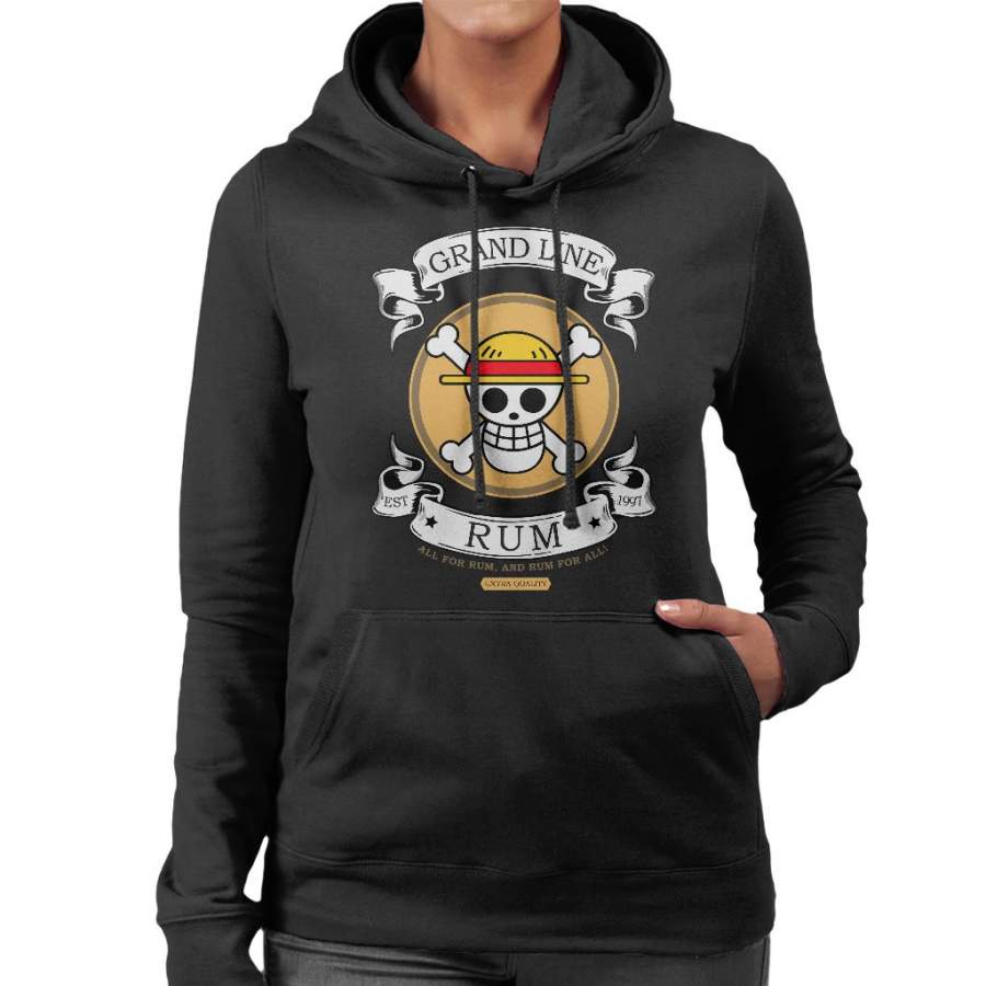 Grand Line Rum One Piece Women’s Hooded Sweatshirt