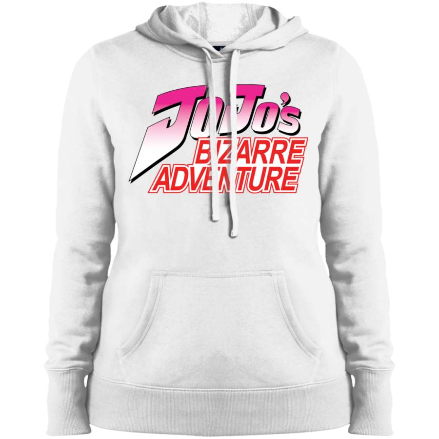 AGR Jojo’s Bizarre Adventure Logo Ladies’ Pullover Hooded Sweatshirt