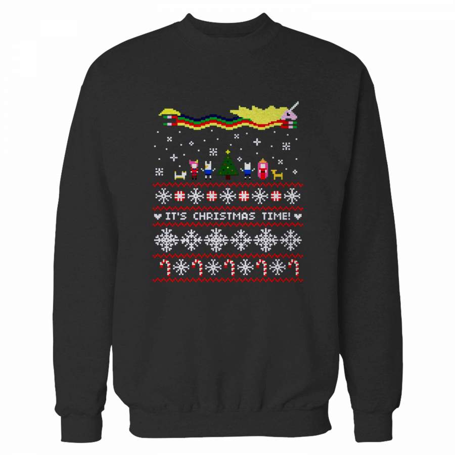 Adventure Time Art Christmas Sweatshirt