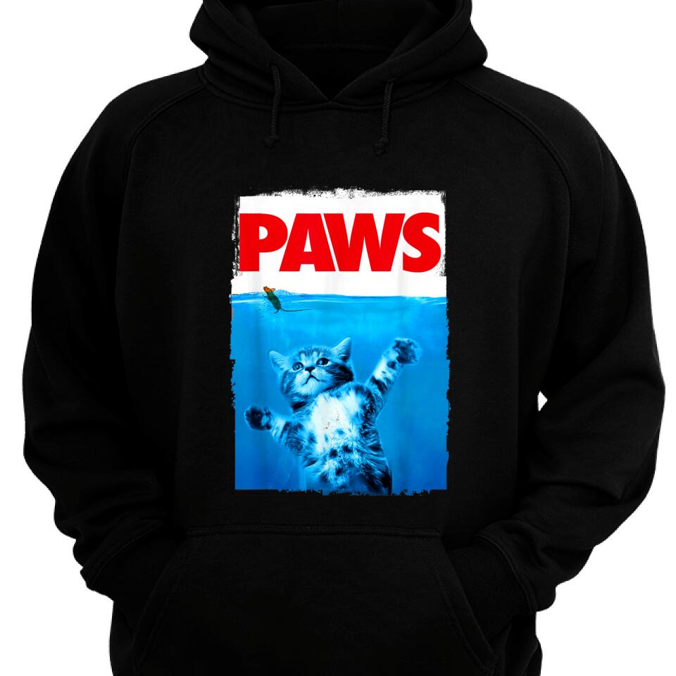 Paws Cat And Mouse Top, Cute Funny Cat Lover Parody Top Hoodie – Trending Personalized