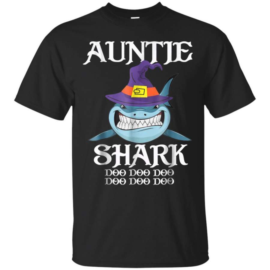 AGR Auntie Shark Doo Doo Doo Funny Shirt Shark Witch Jaq T-shirt