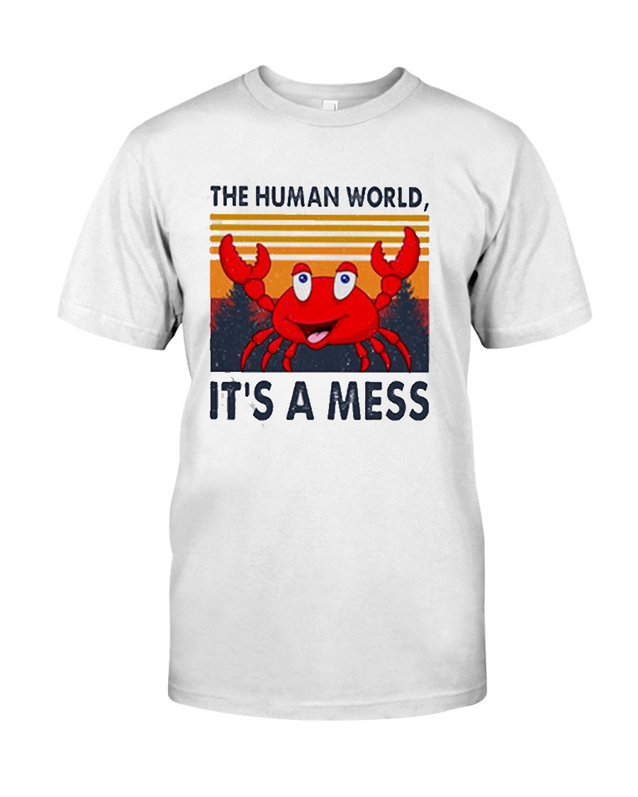 Vintage the Human World It’s a Mess T-shirt