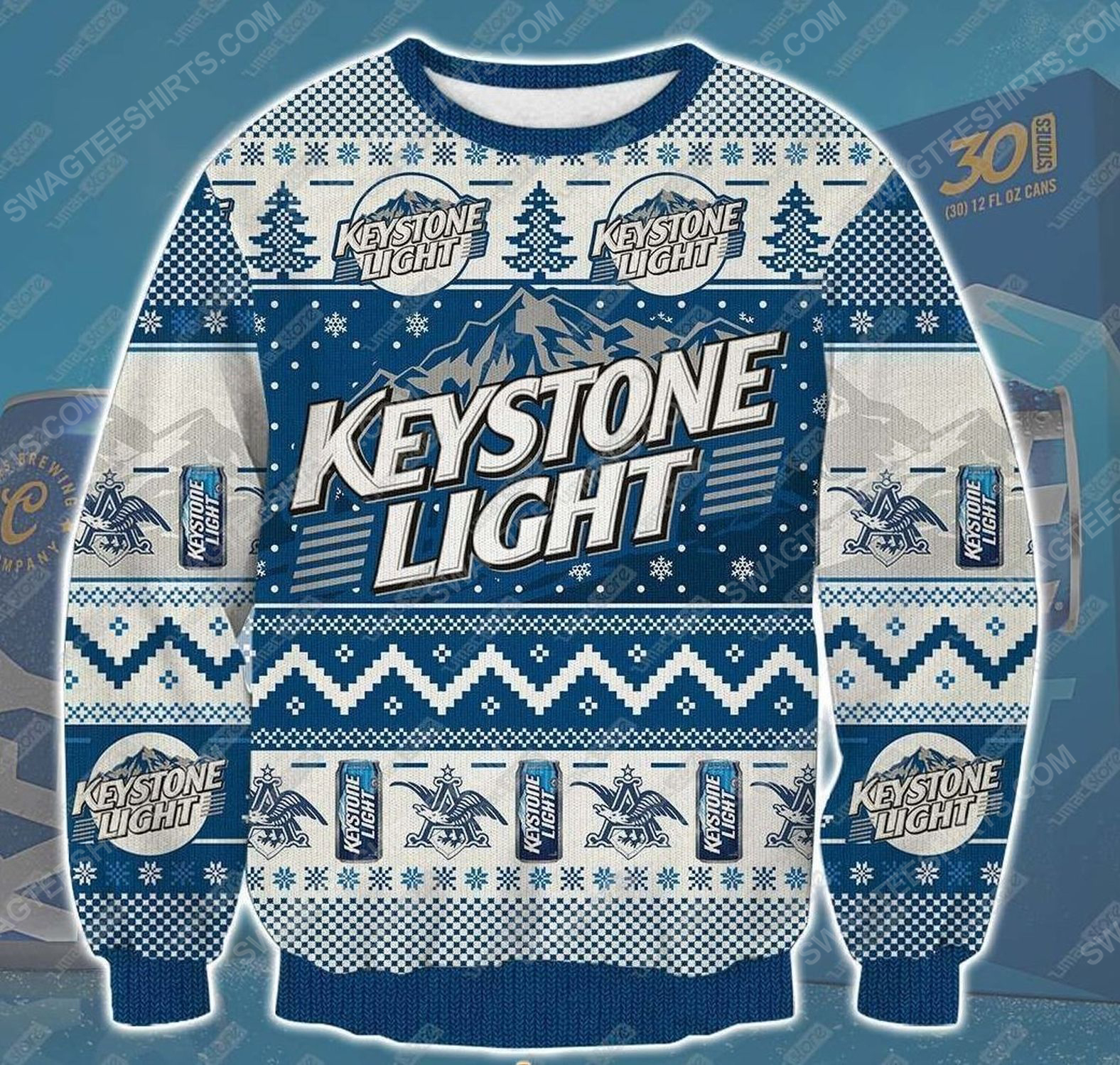 [Special Edition] Keystone Light Beer Ugly Christmas Sweater – Maria