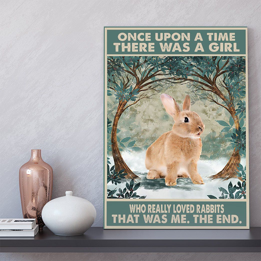 3D Who Really Loved Rabbit Canvas