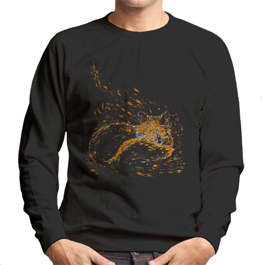 Cameo Fox Leaves Men’s Sweatshirt