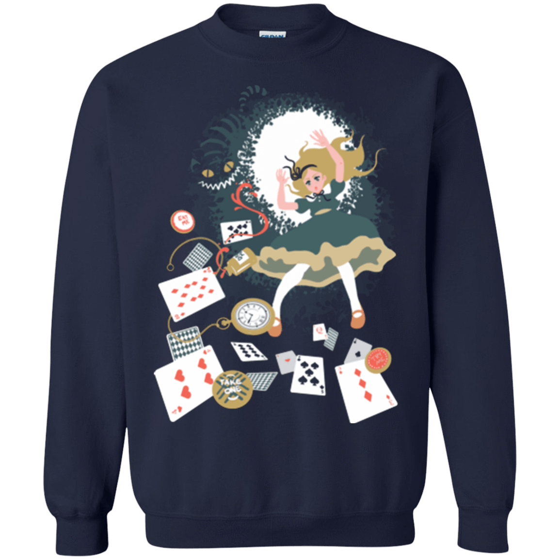 Down The Rabbit Hole Crewneck Sweatshirt