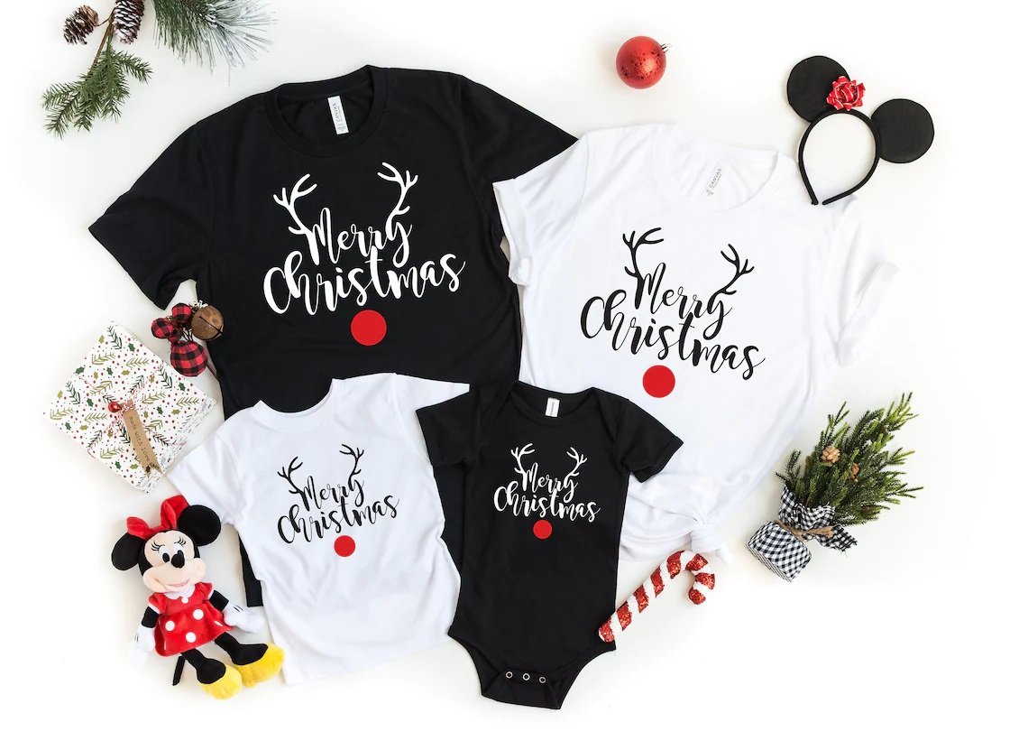 Merry Christmas Shirt, Christmas Family Shirt, Christmas Matching Shirt, Holiday Shirt, Christmas Gift Shirt - Onlytee Christmas Gift