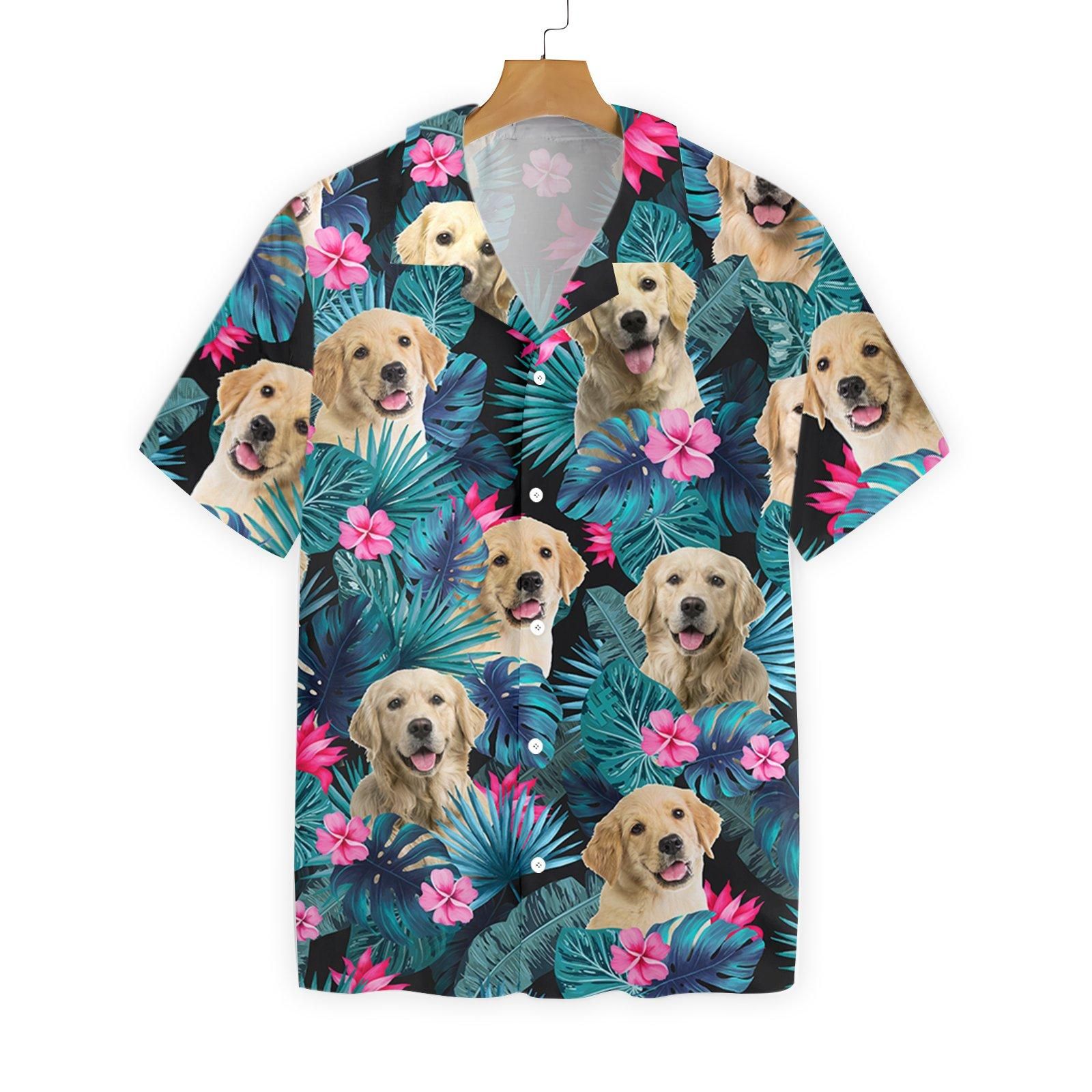 Tropical Golden Dog Hawaii Shirt Ha83659