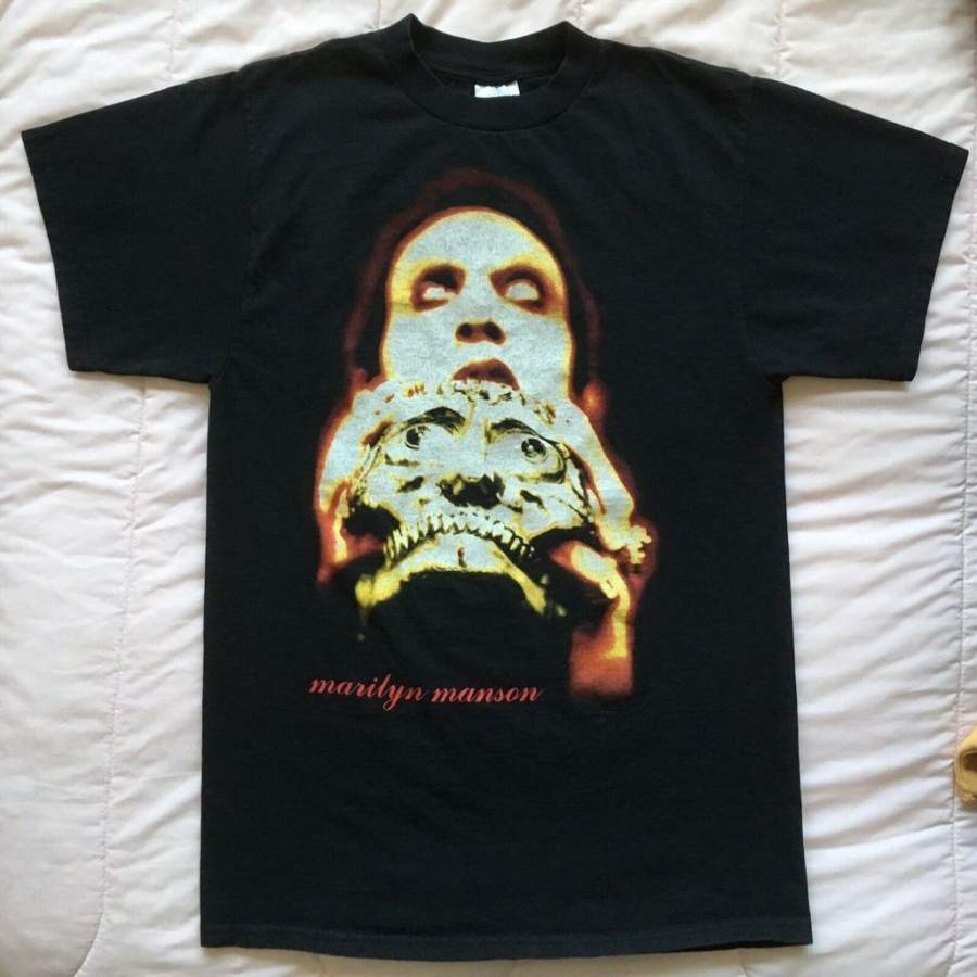 Marilyn Manson 1997 Shirt Antichrist Superstar Skull Bolt Vintage 90s Winterland