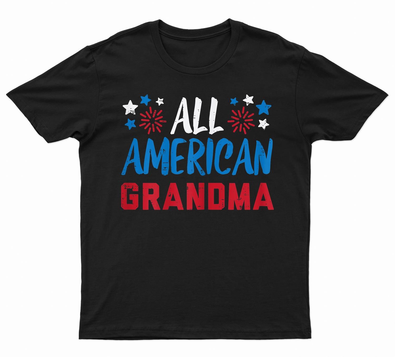 Womens All American Grandma 4Th Of July Matching Family Patriotic Unisex T-Shirt