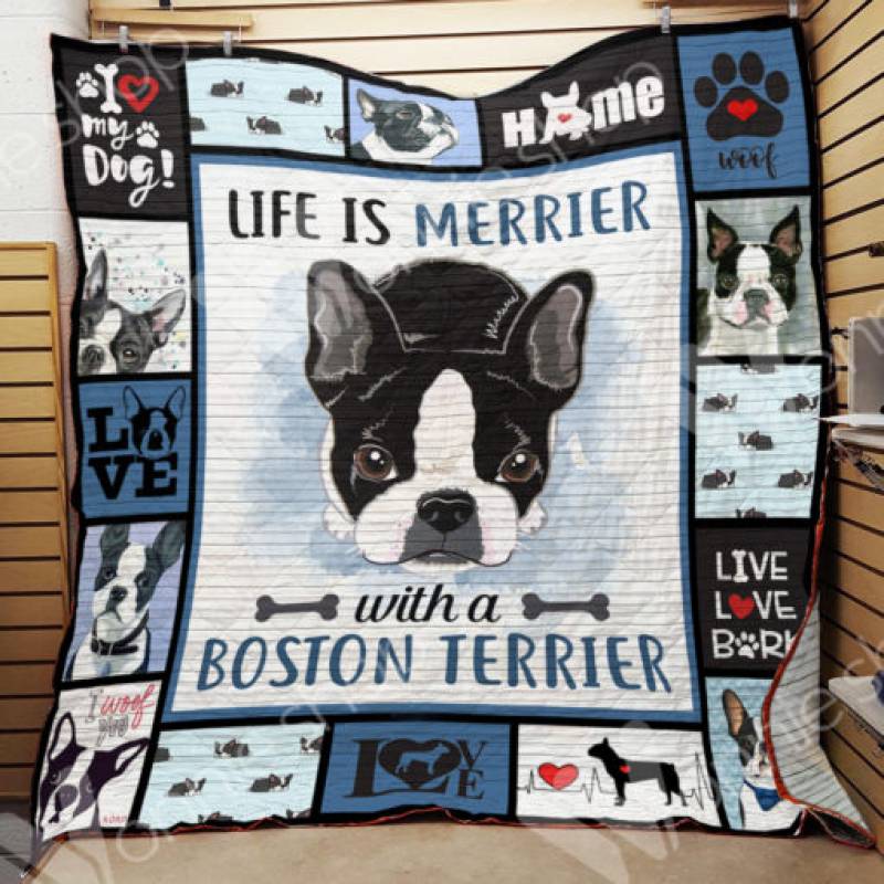 Boston Terrier Dog Blanket DCB1702 85O34