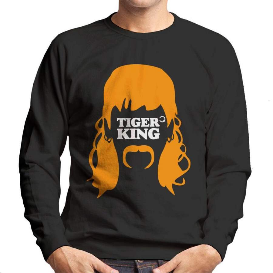 Tiger King Joe Exotic Hair Silhouette Men’s Sweatshirt