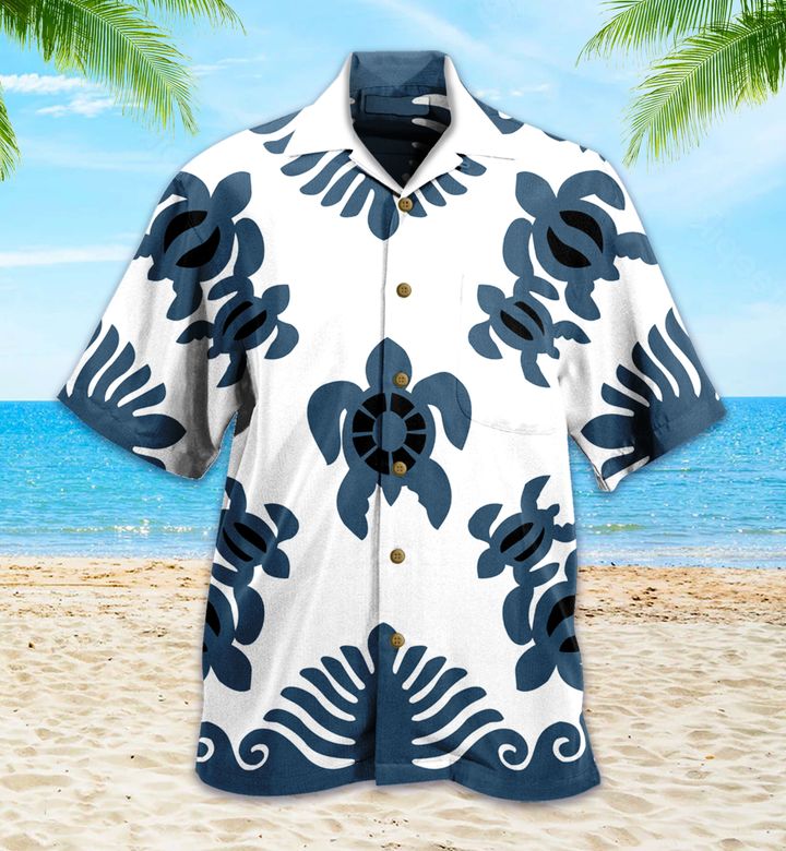 Turtle Hawaii Blue Hawaii Shirt Ha64466