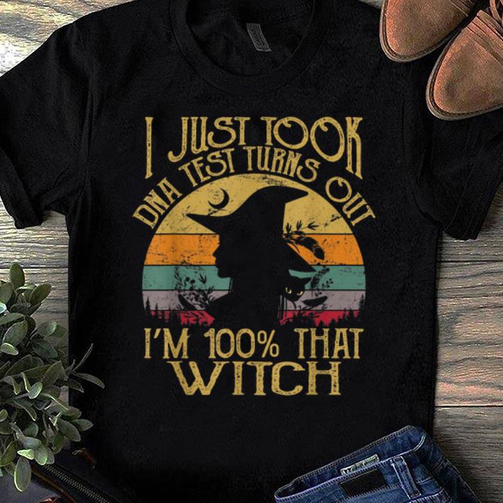 Vintage I Just Took DNA Test Turns Out I’m 100% That Witch Gift Standard/Premium T-Shirt