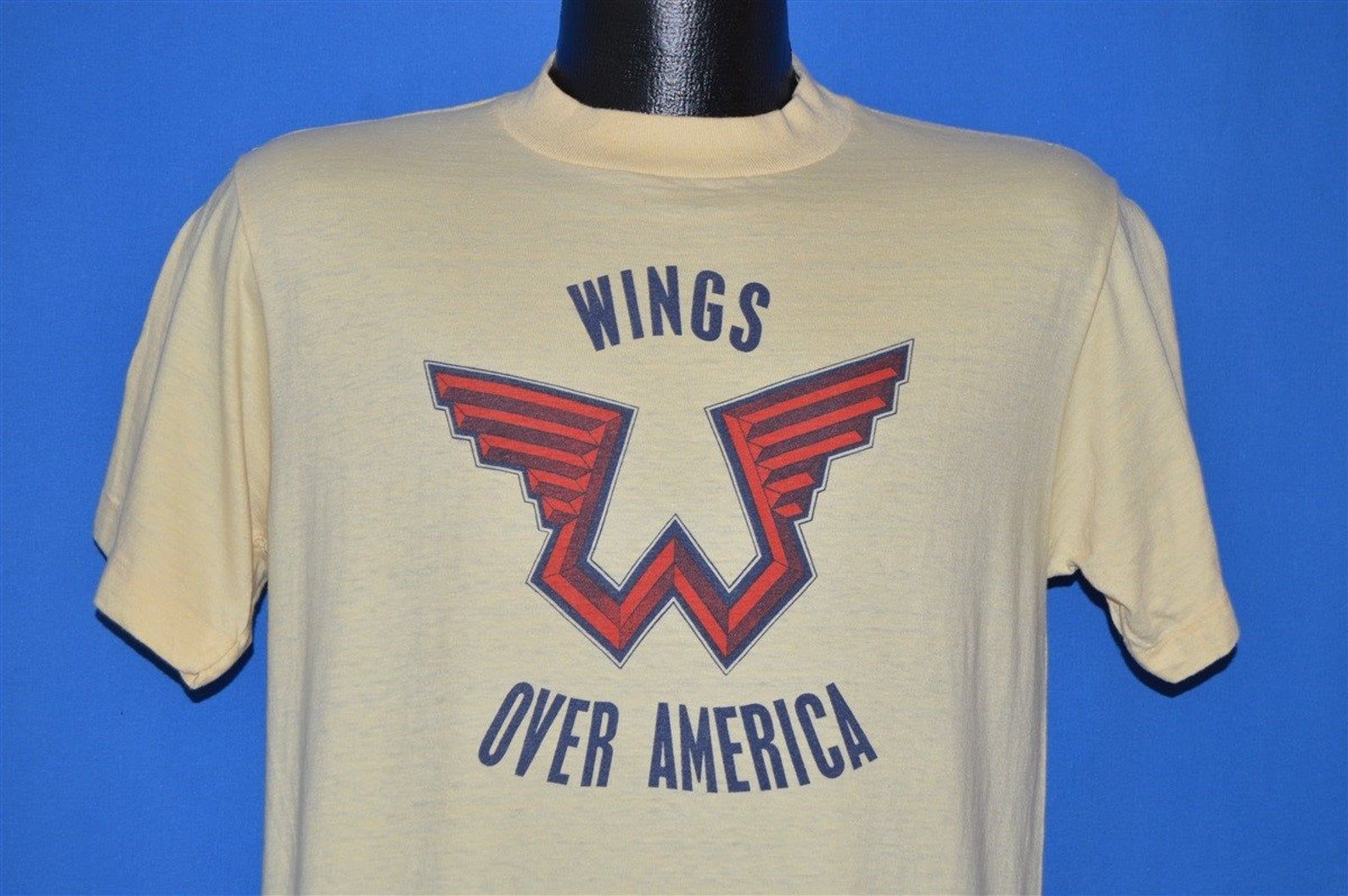 70S Wings 1976 Wings Over America Album T-Shirt