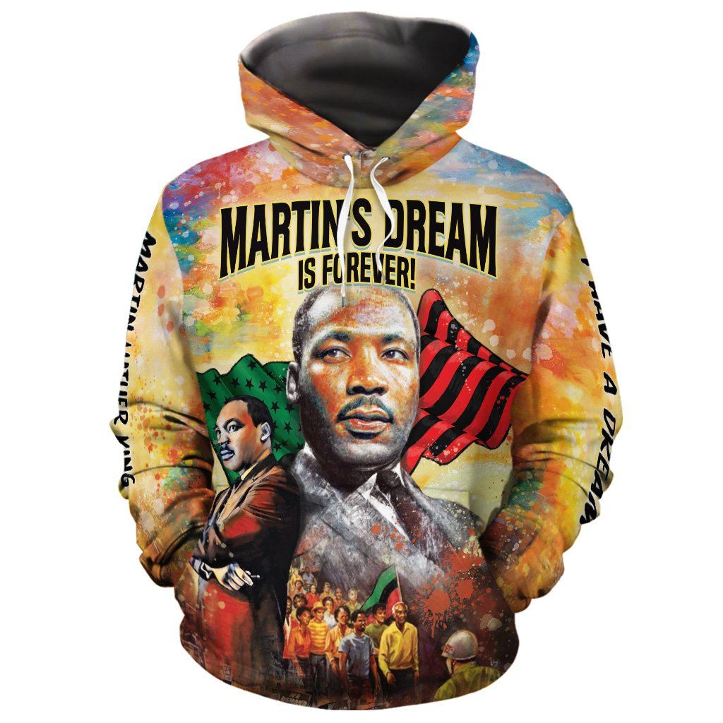 Martin’S Dream Is Forever All-Over Hoodie