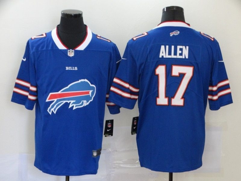 Buffalo Bills Josh Allen #17 NFL 2020 Navy Blue Jersey