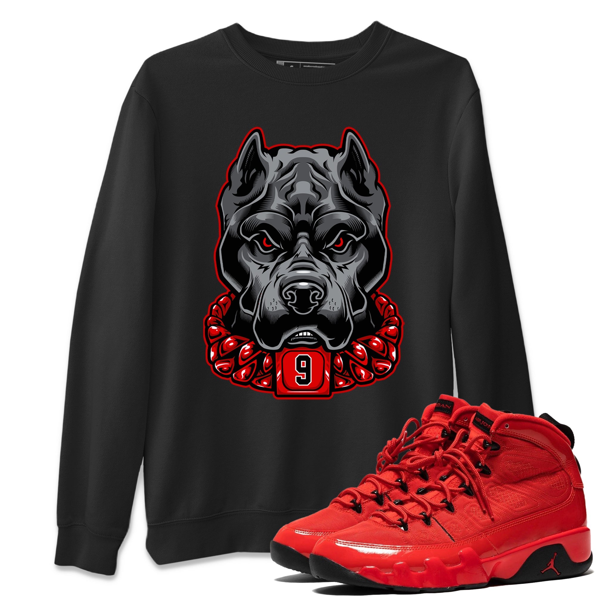 Pitbull Sweatshirt – Air Jordan 9 Chile Red