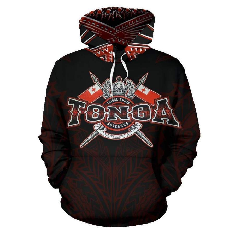 Tonga All Over Hoodie Black HC2906