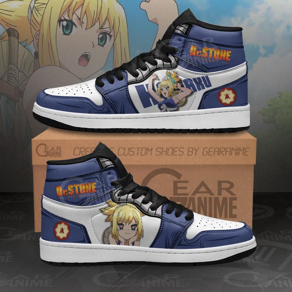 Kohaku Dr. Stone Custom Anime Air Jordan Shoes Sport Sneakers
