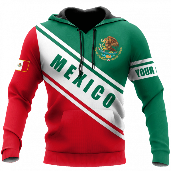 Personalized Name Mexico 3D All Over Printed Unisex Shirts
