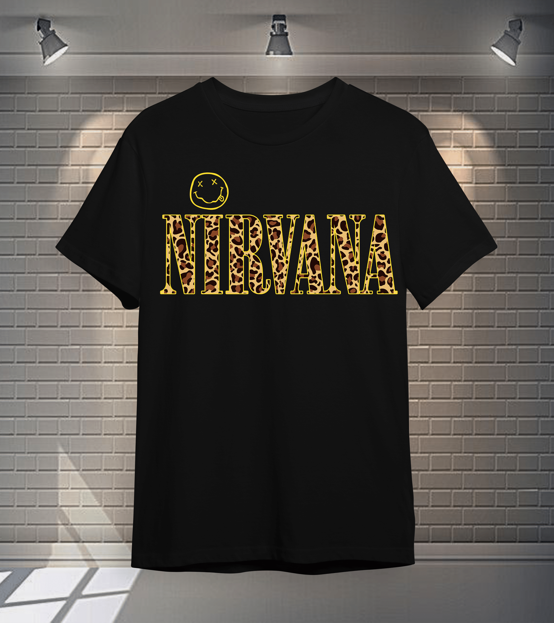 Nirvana Merch Premium Unique Leopard Pattern T-Shirt Sweatshirt Hoodie