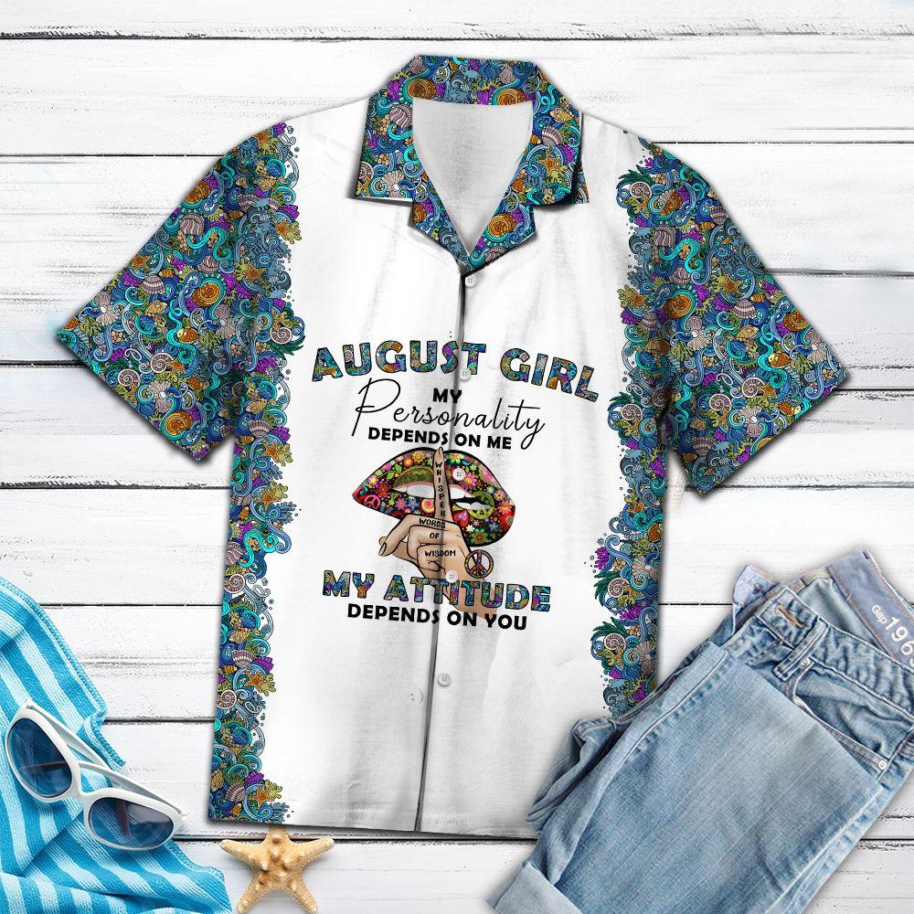 Aloha Shirt Mother’s day Father’s day unique gift ideas for mom & dad from daughter & son kids, meaningful birthday presents –  Hippie August Girl TY0508 – Hawaiian Shirt