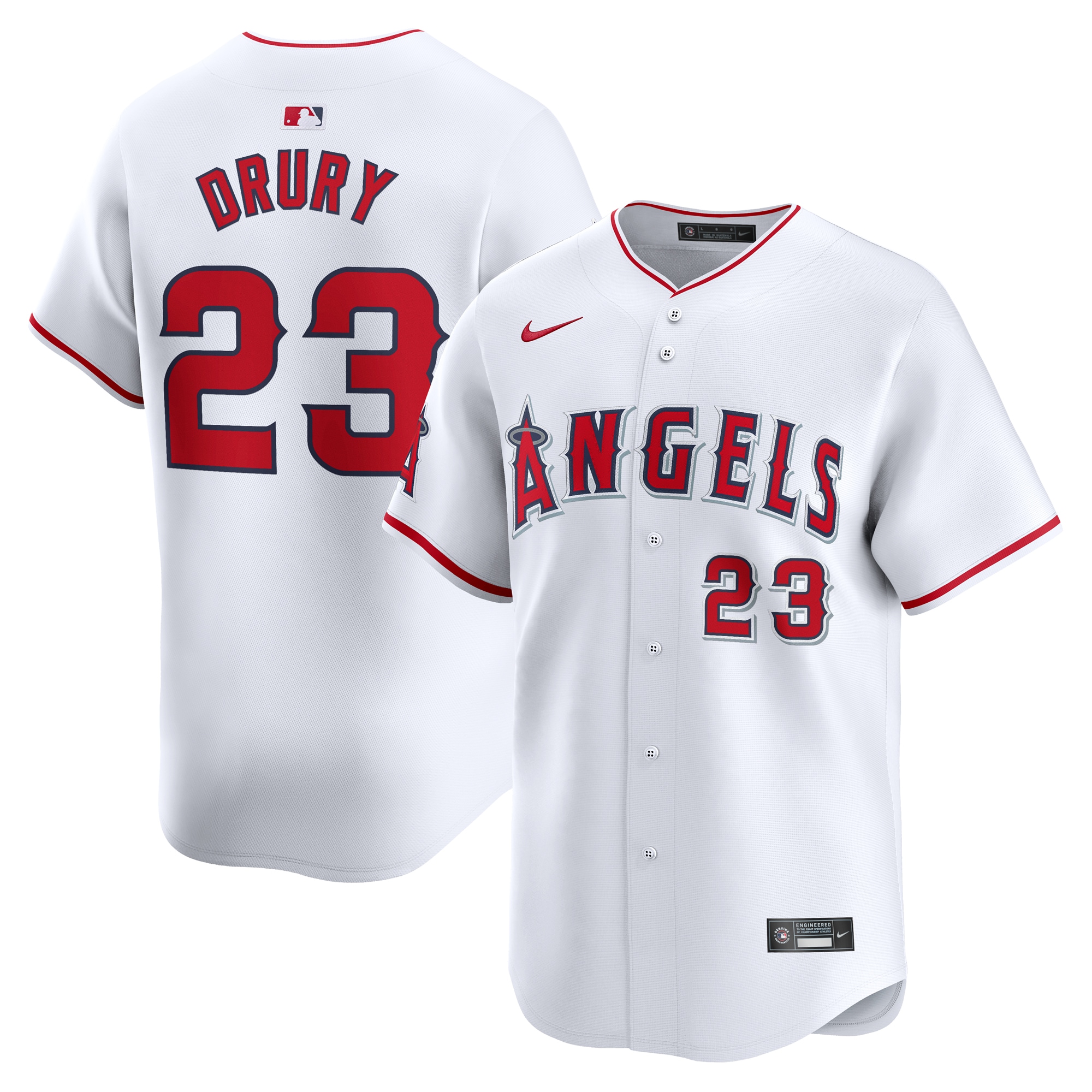 Brandon Drury Los Angeles Angels Home Limited Player Jersey – White