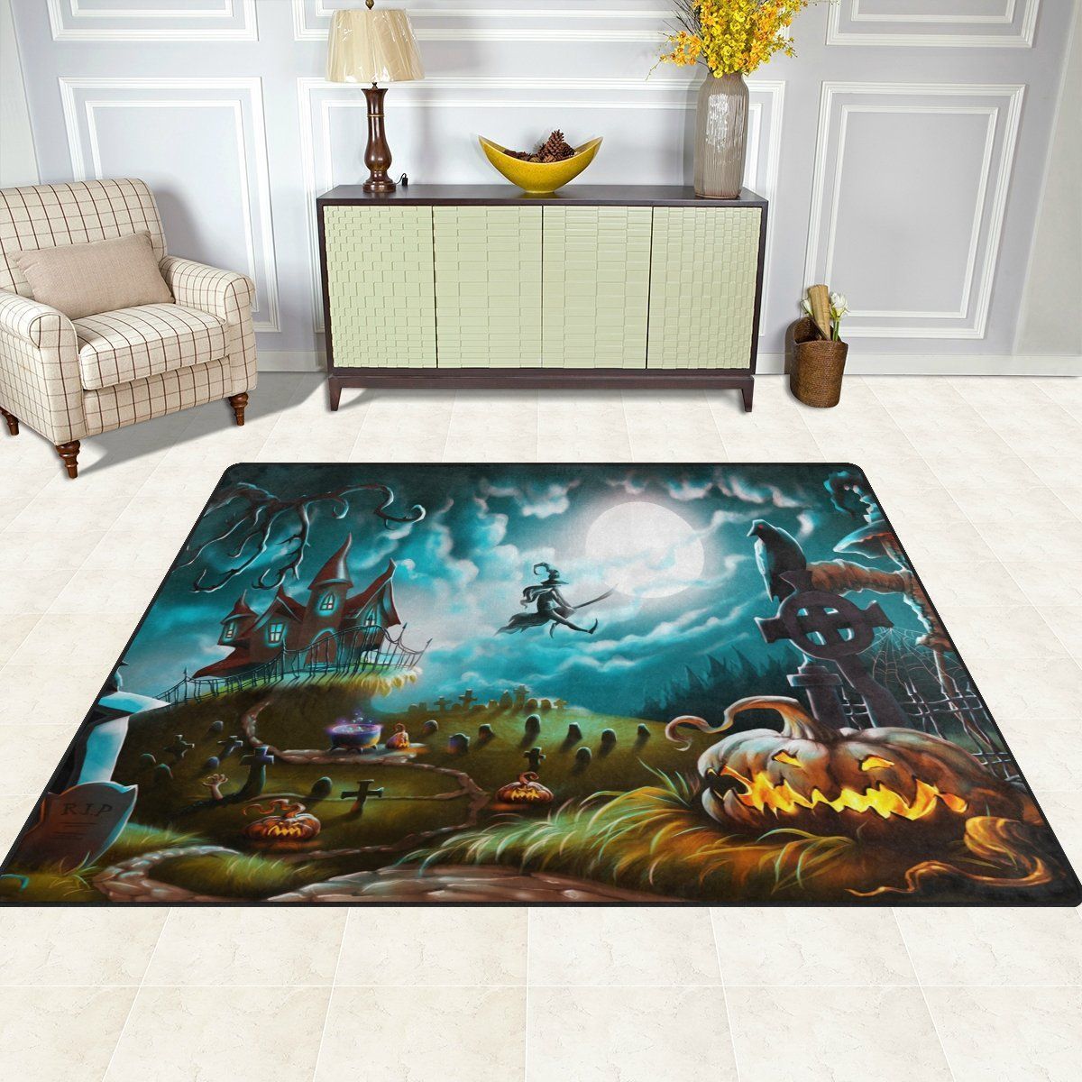 Halloween Rug ISPTTVNGRI DNNTVN