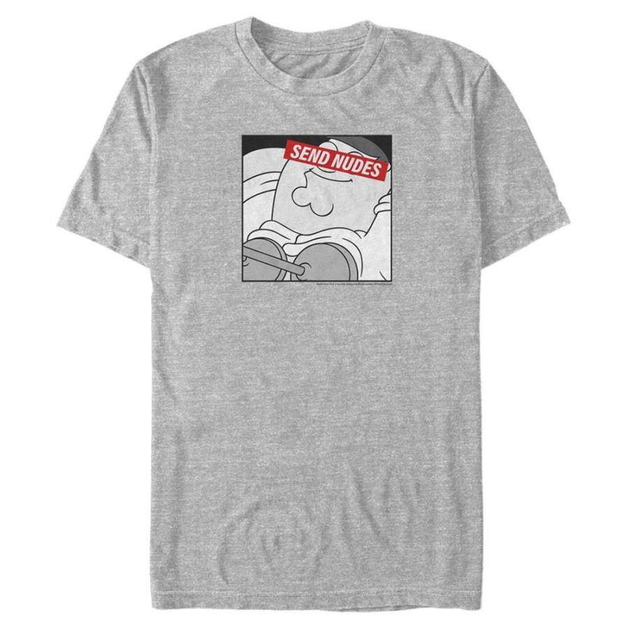 Family Guy Men’s Peter Griffin Send Nudes  T-Shirt