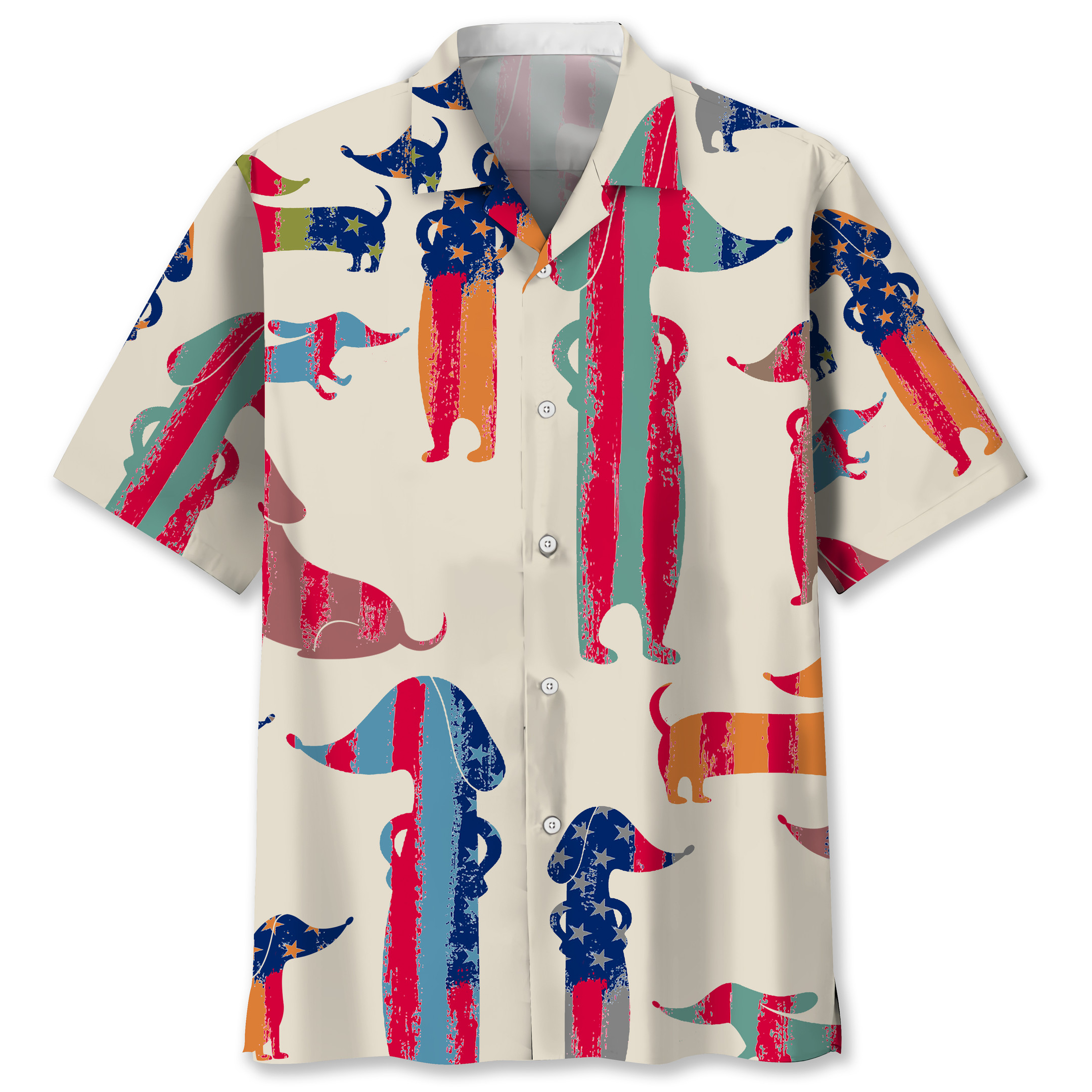 Dachshund Usa Hawaii Shirt Ha49992