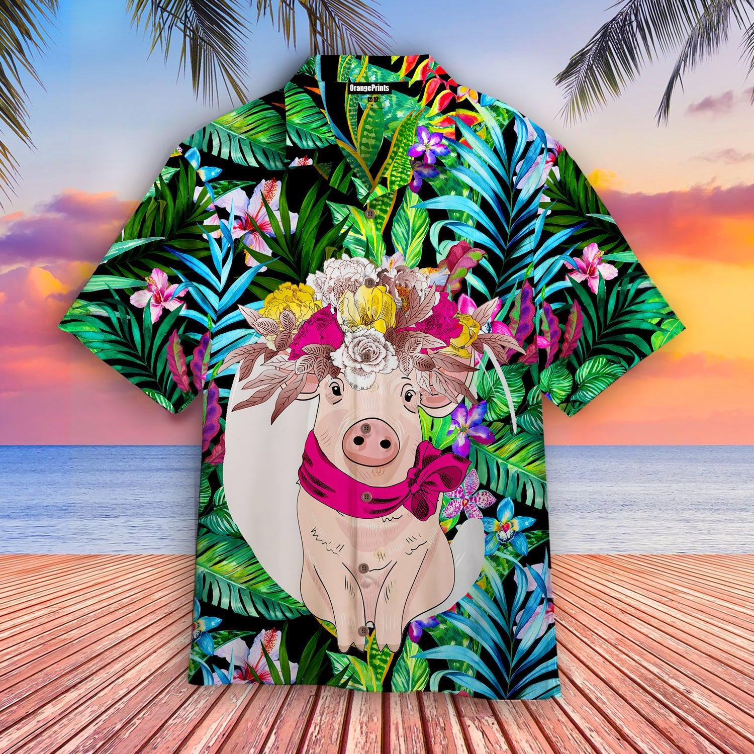 Pig Hawaii Shirt For Men Women Ha15029