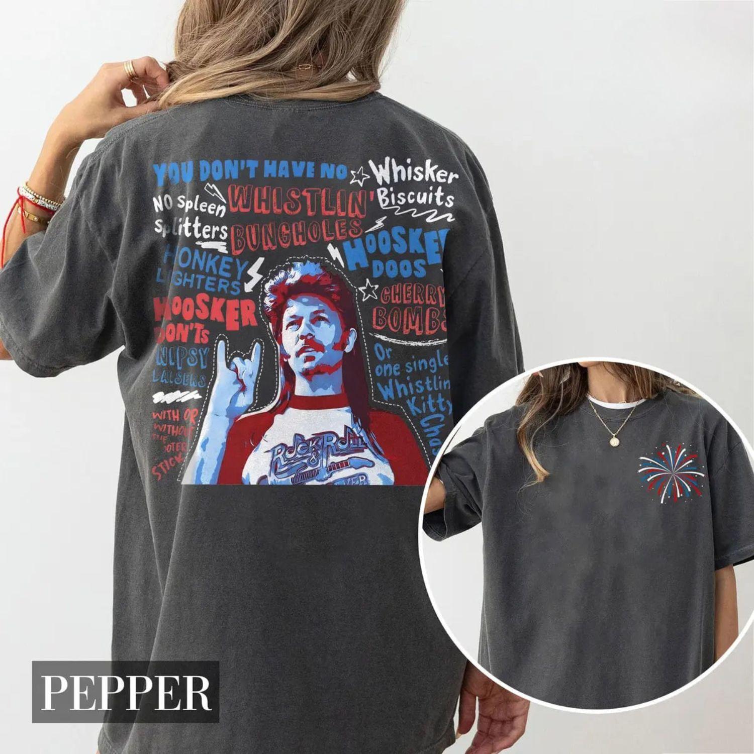 Comfort Colors Joe Dirt Merica Shirt, Funny July 4th Tee Tops
