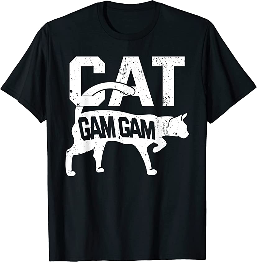 Cat Gam Gam Kitten Pet Owner Meow Mother’s Day T-Shirt