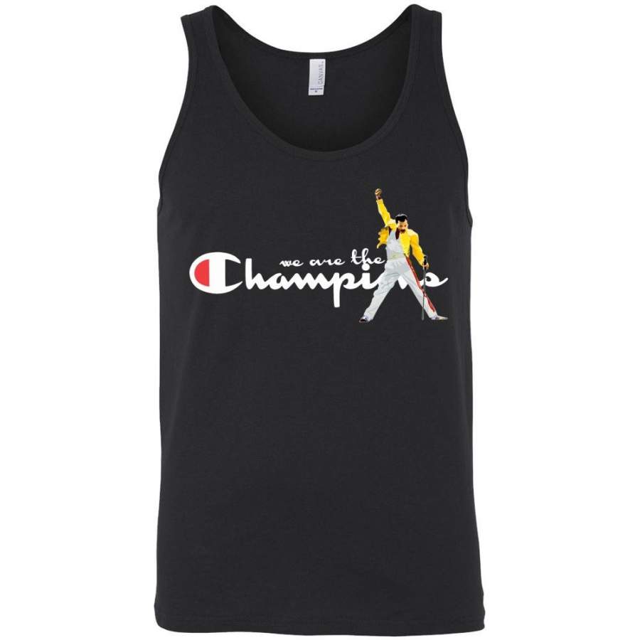 We Are The Champions Freddie Mercury W Unisex Tank Emprintstop 