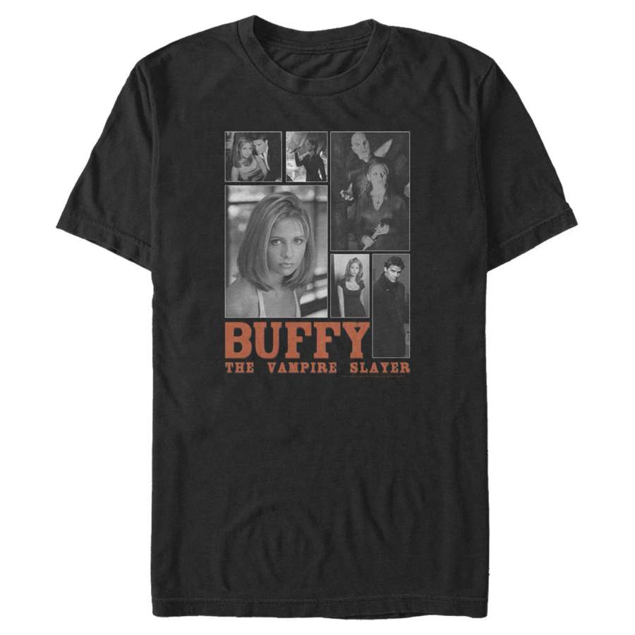 Buffy the Vampire Slayer Men’s Character Panels  T Shirt