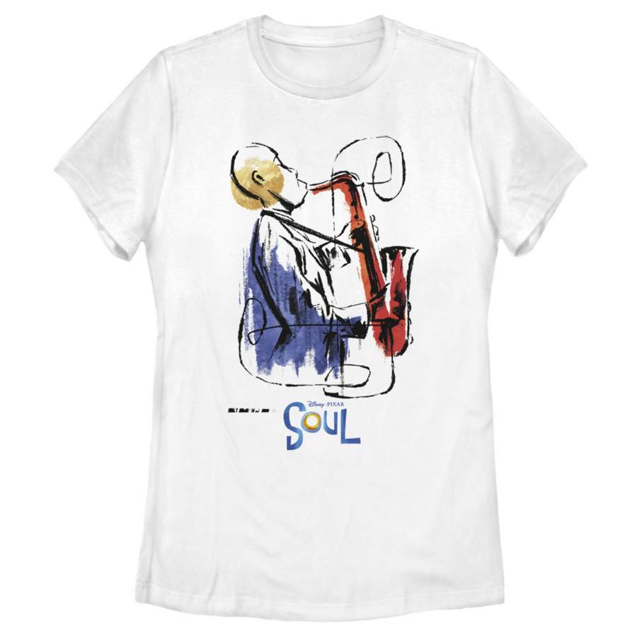 Soul Women’s Watercolor Saxophonist  T Shirt