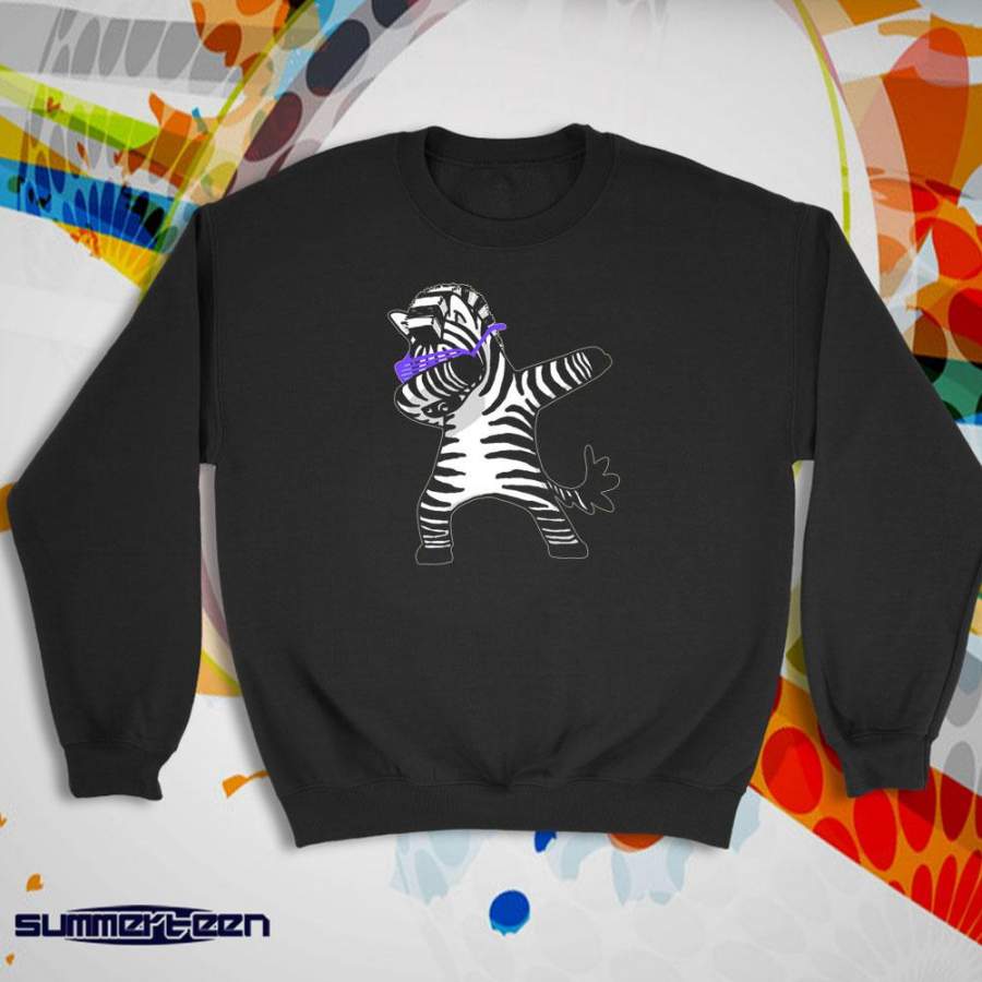 Animal Dabbing Zebra Women’S Sweatshirt