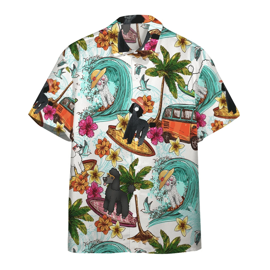 Enjoy Surfing With Poodle Hawaii Shirt Unisex Adult Ha50307