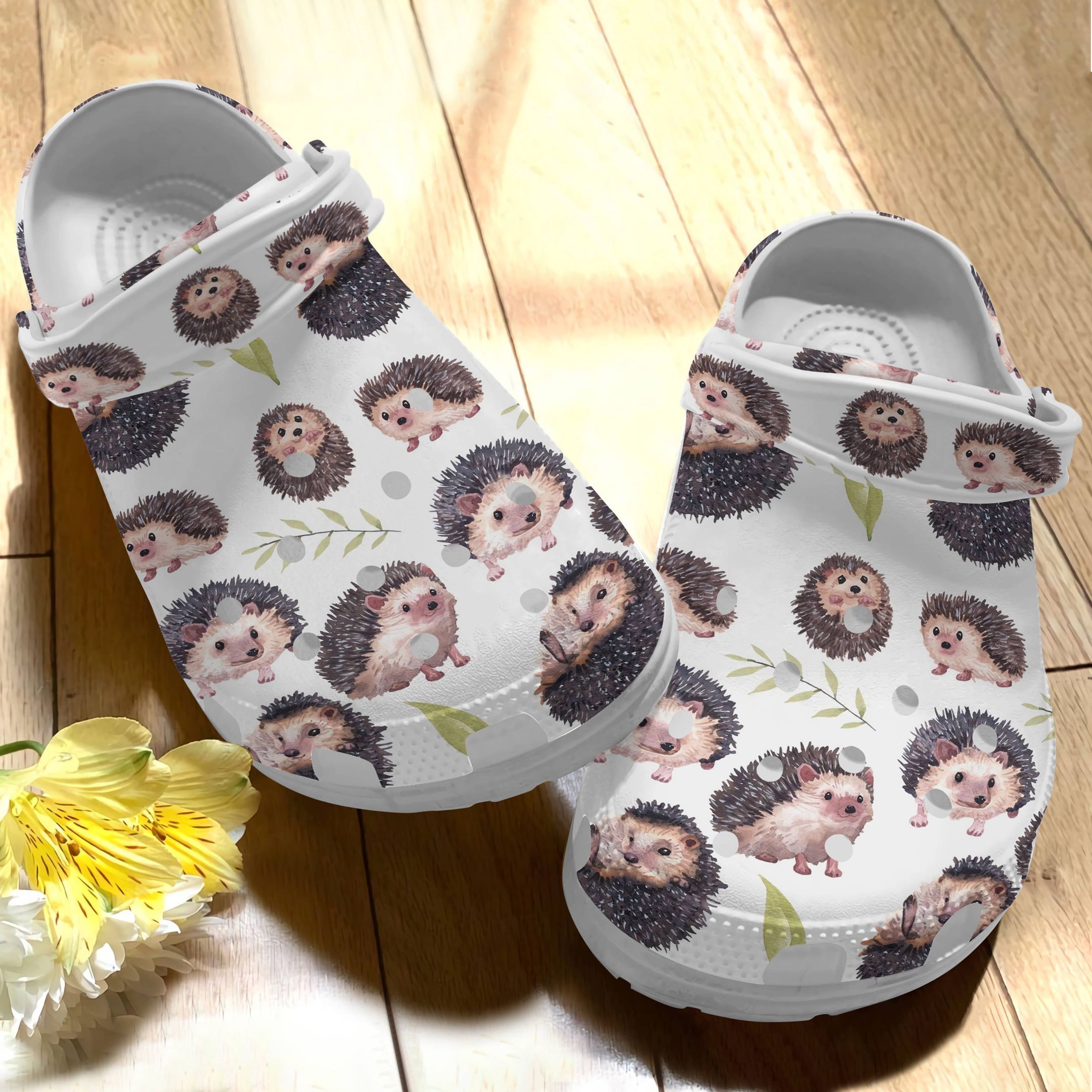 Hedgehog Clog Hedgehog Art Crocs Crocband Clog